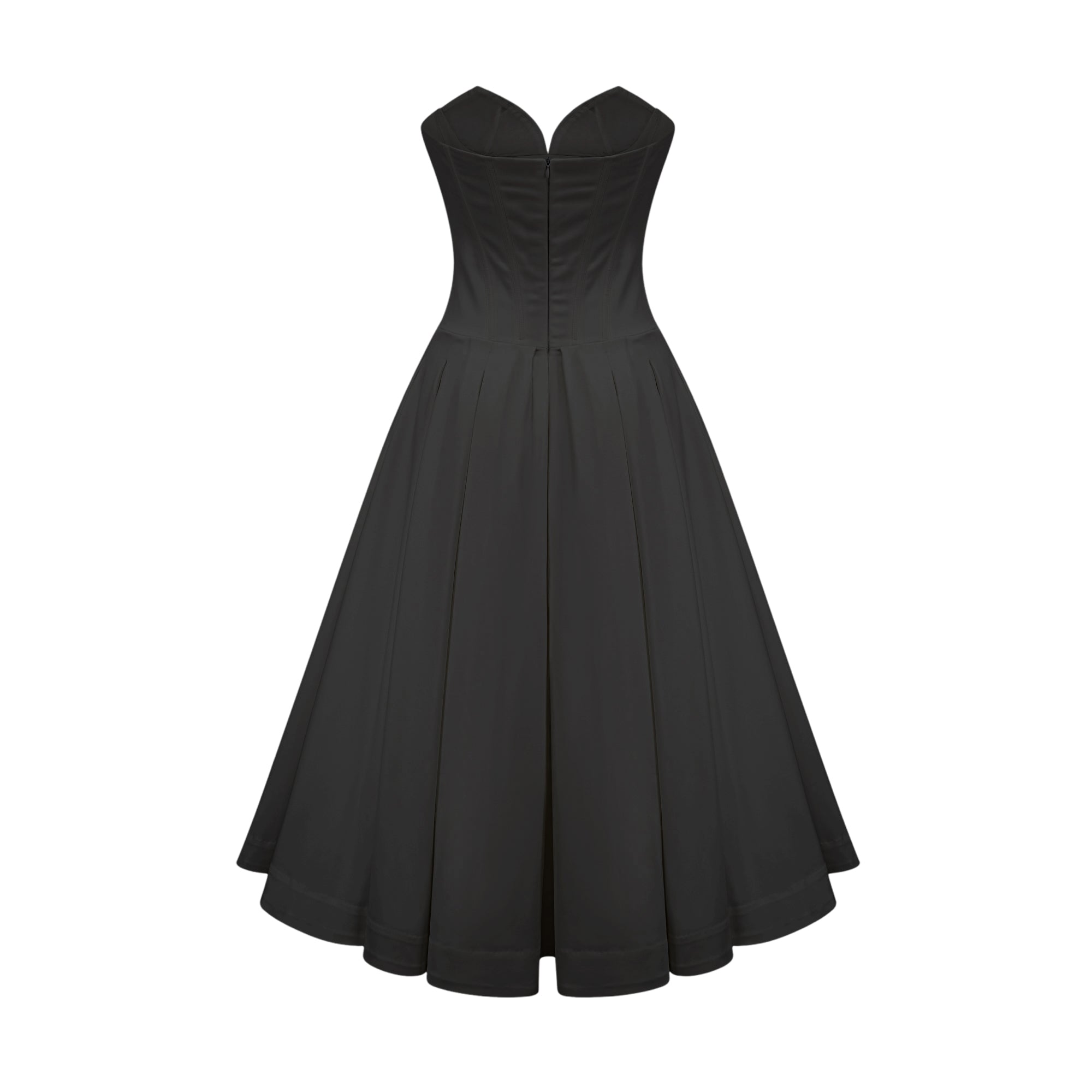Katherine straplez korse midi elbise ®