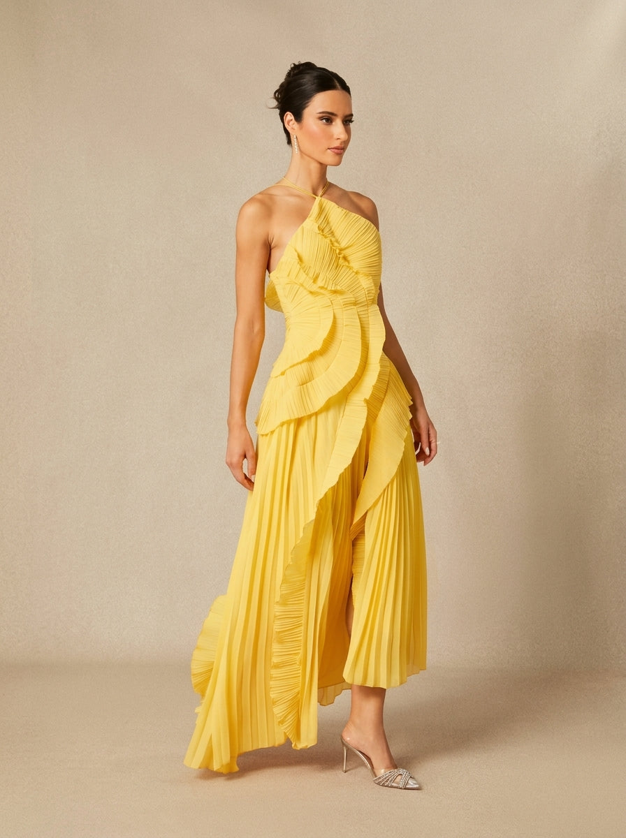 Flora Kesim Maxi Elbise