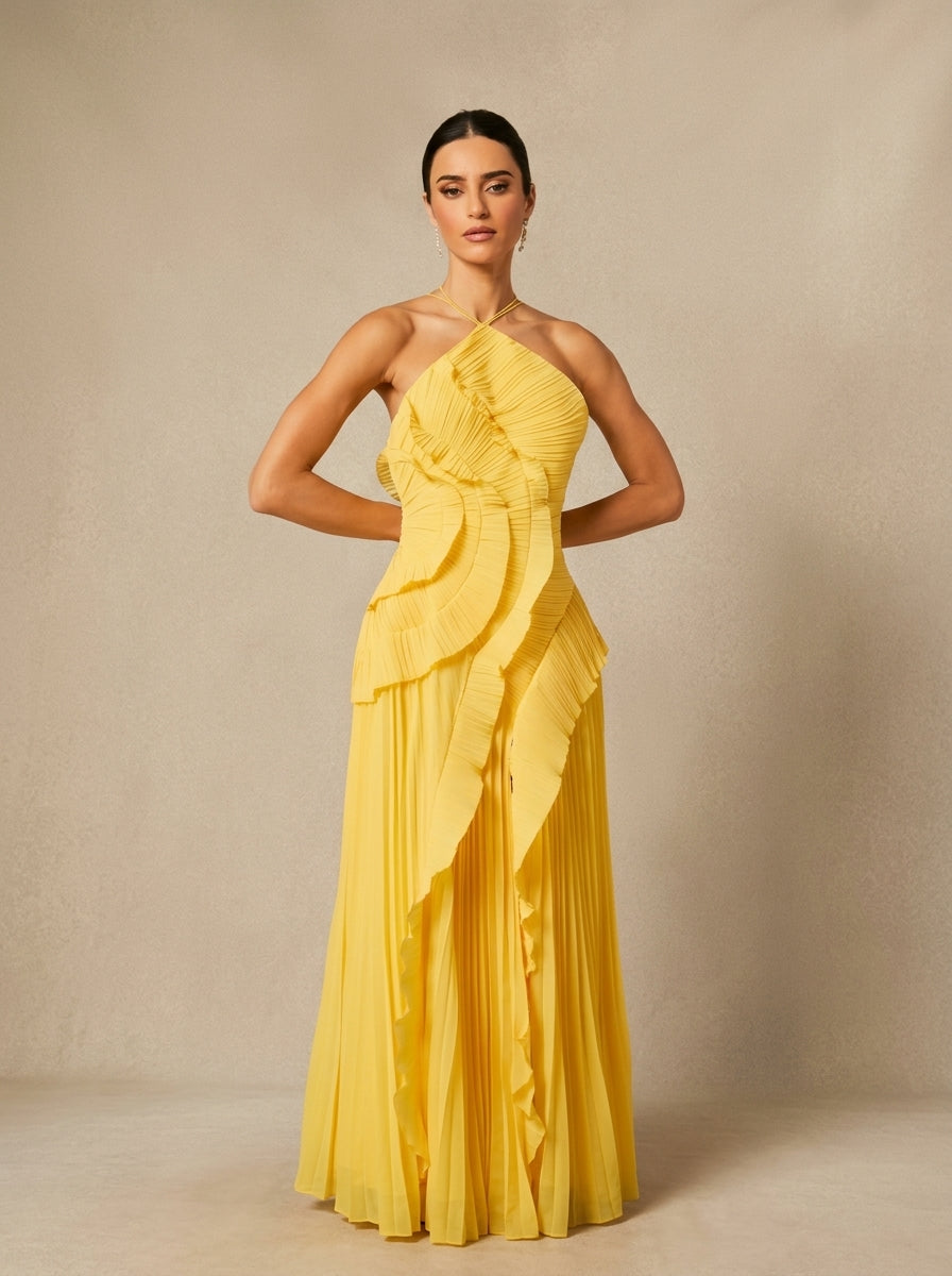 Flora Kesim Maxi Elbise