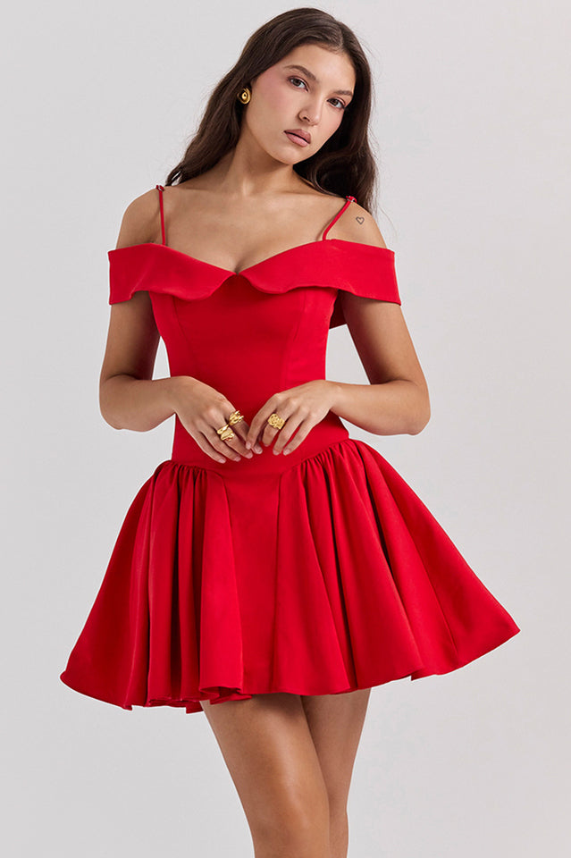 Elida Kesim Mini Elbise