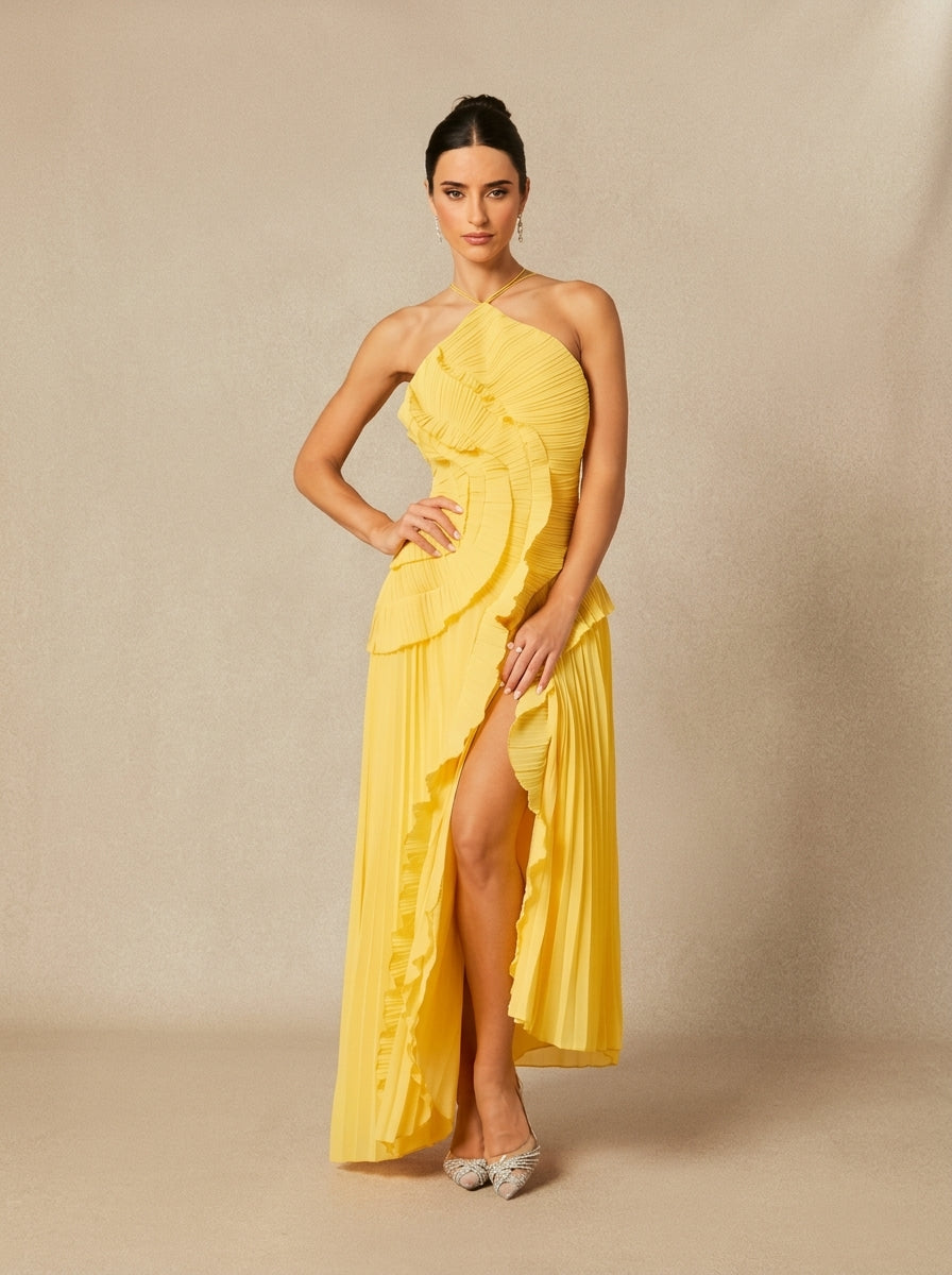 Flora Kesim Maxi Elbise
