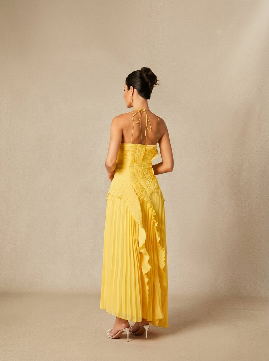 Flora Kesim Maxi Elbise