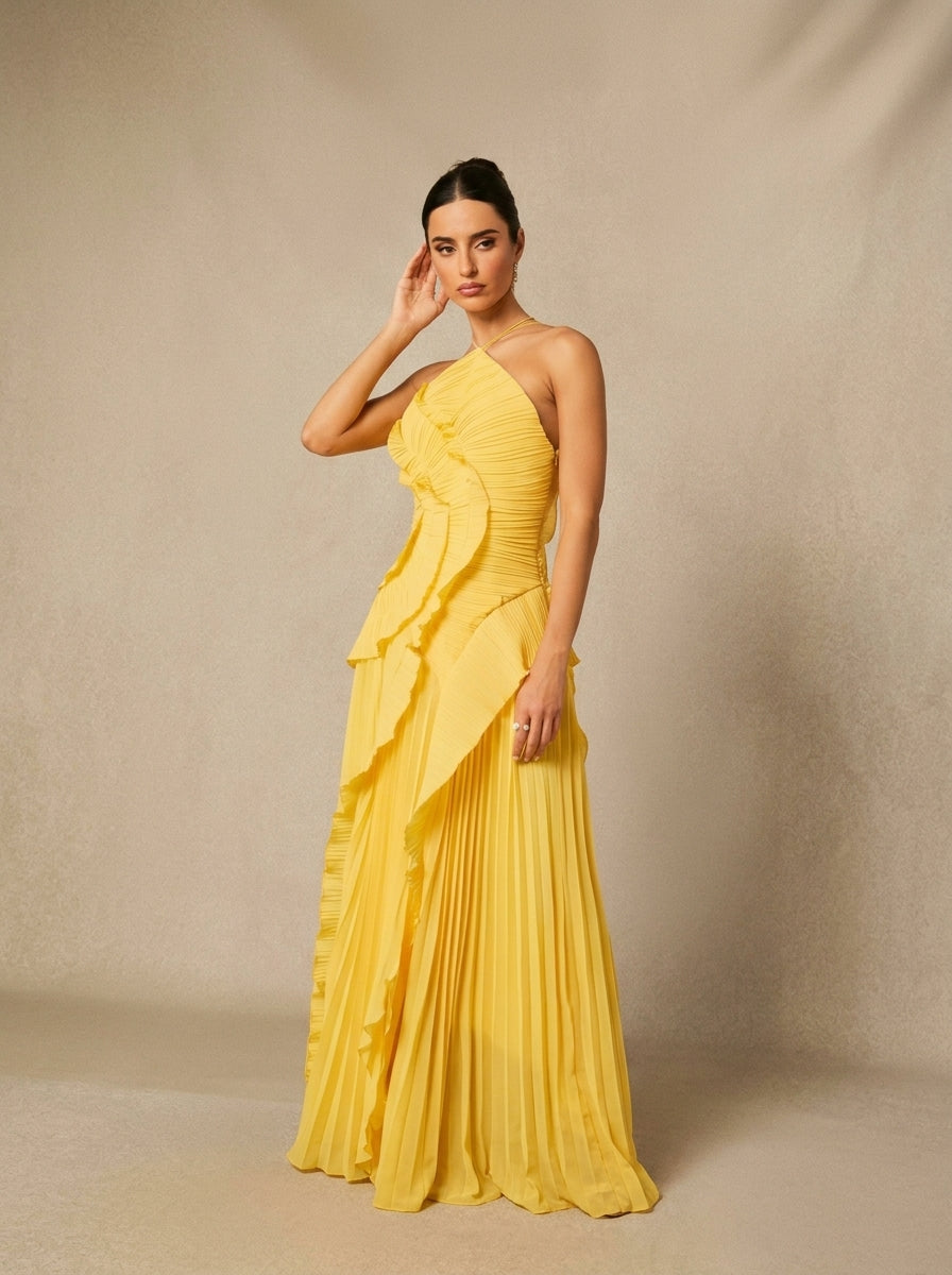 Flora Kesim Maxi Elbise