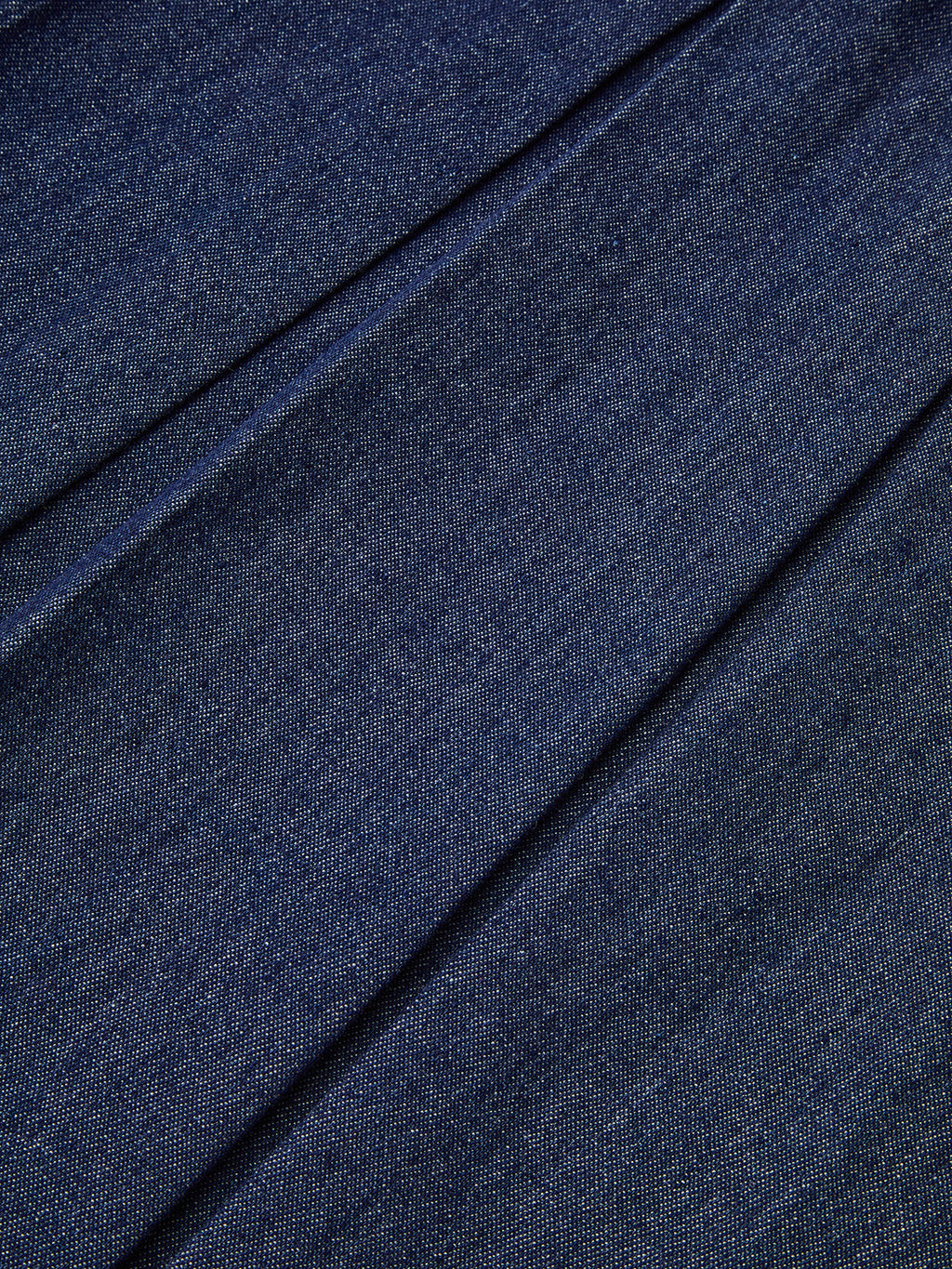 Denim Kolsuz Pileli Gömlek Elbise