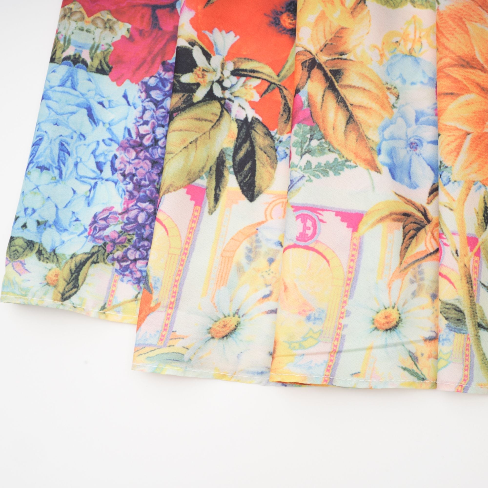 Sylvie Bağlamalı Çiçek Desenli Midi Elbise