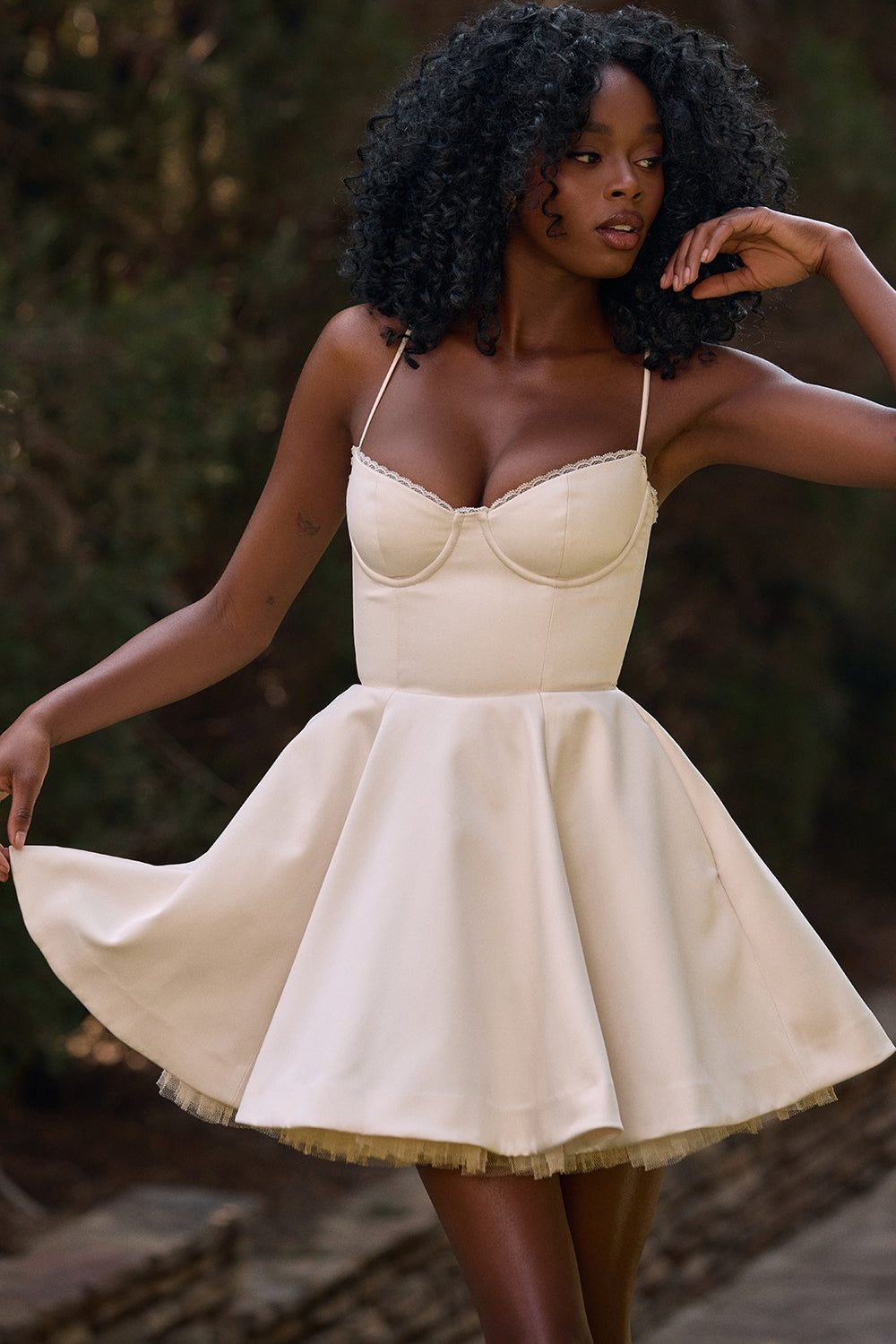 Tatiana Kesim Mini Elbise