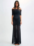 Straplez Maxi Elbise