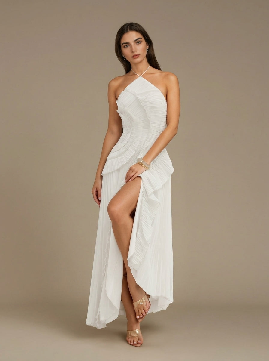 Flora Kesim Maxi Elbise