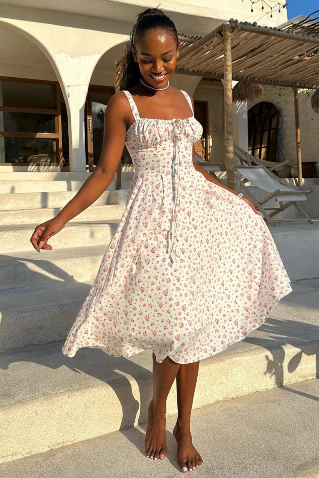 Aubrey Midi Elbise