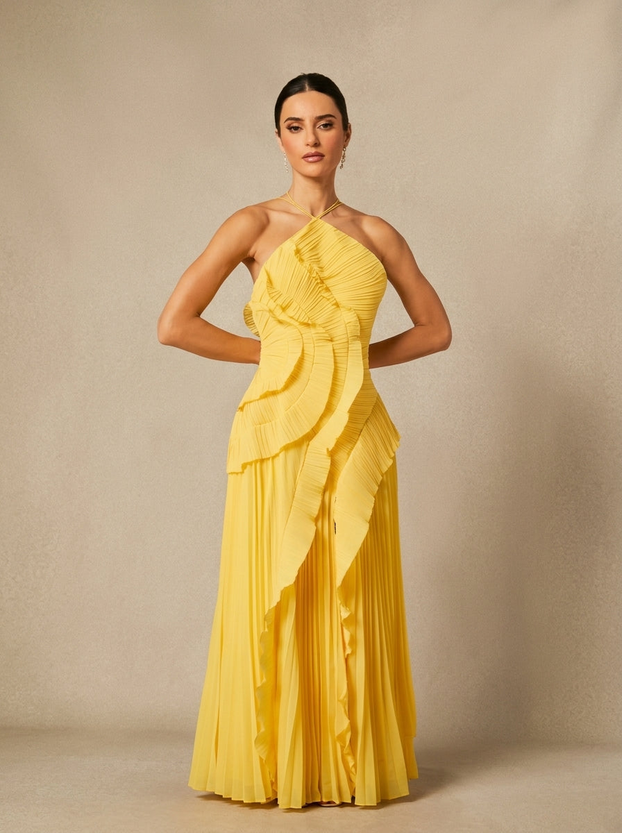 Flora Kesim Maxi Elbise