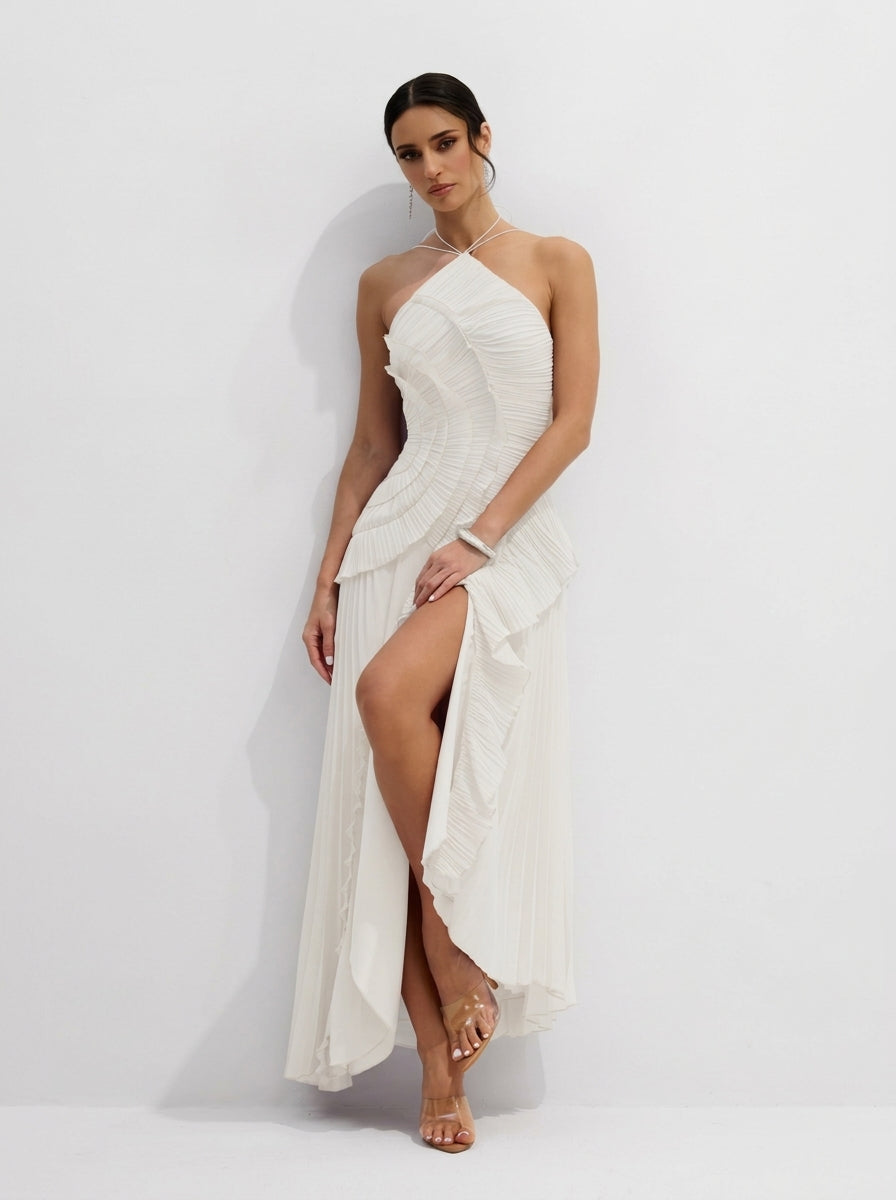 Flora Kesim Maxi Elbise