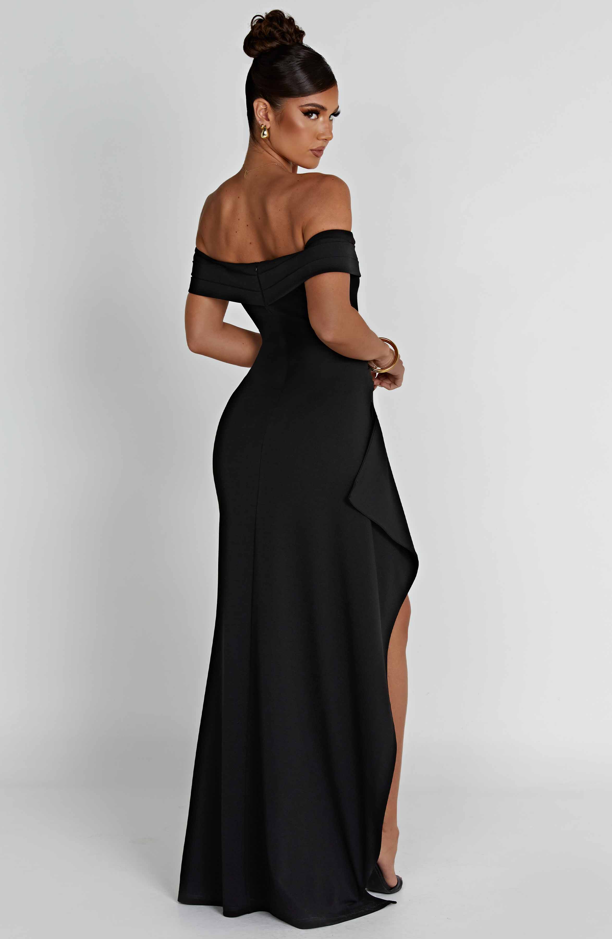 Joyce Maxi Elbise - Siyah