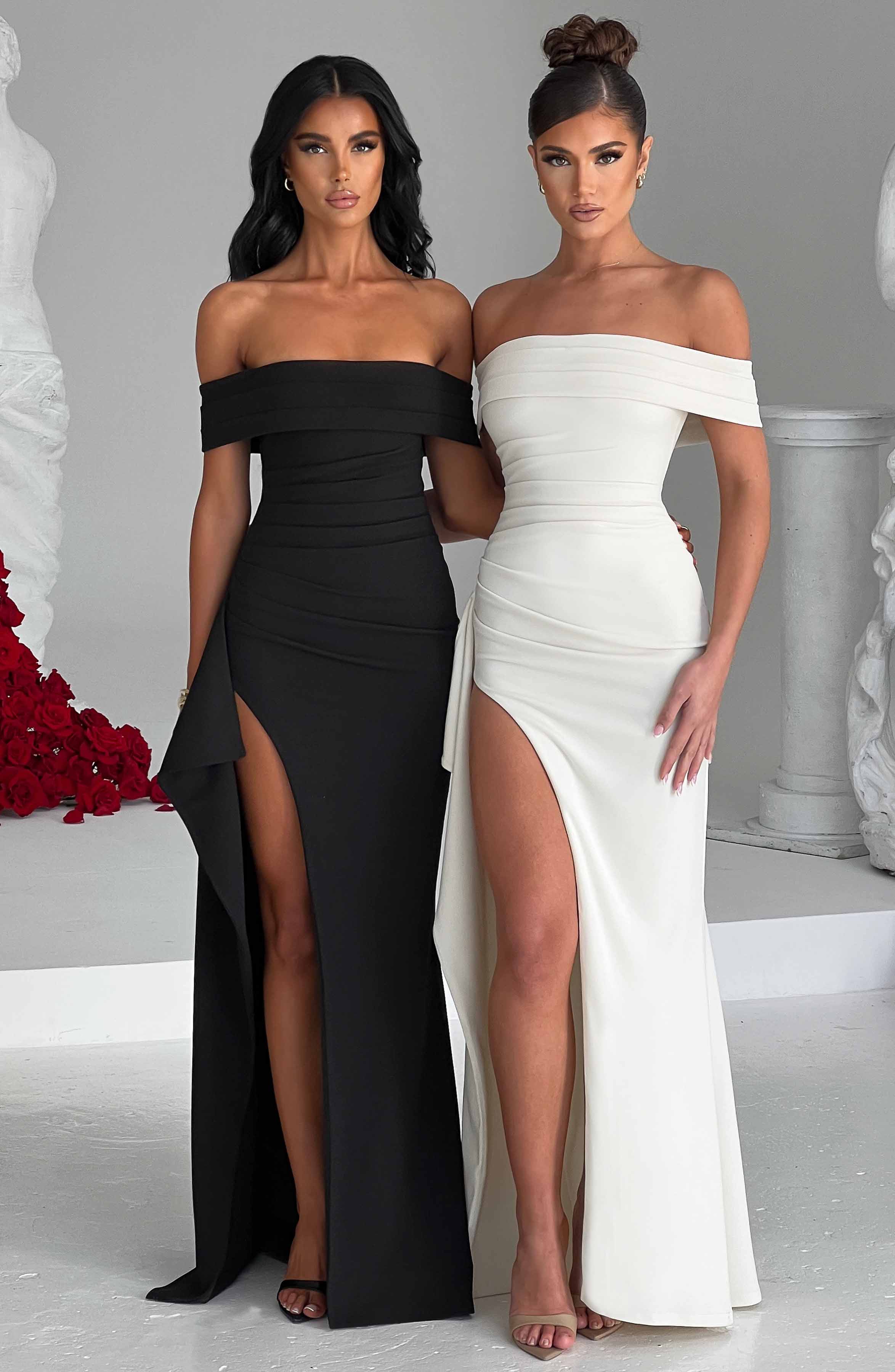 Joyce Maxi Elbise - Siyah