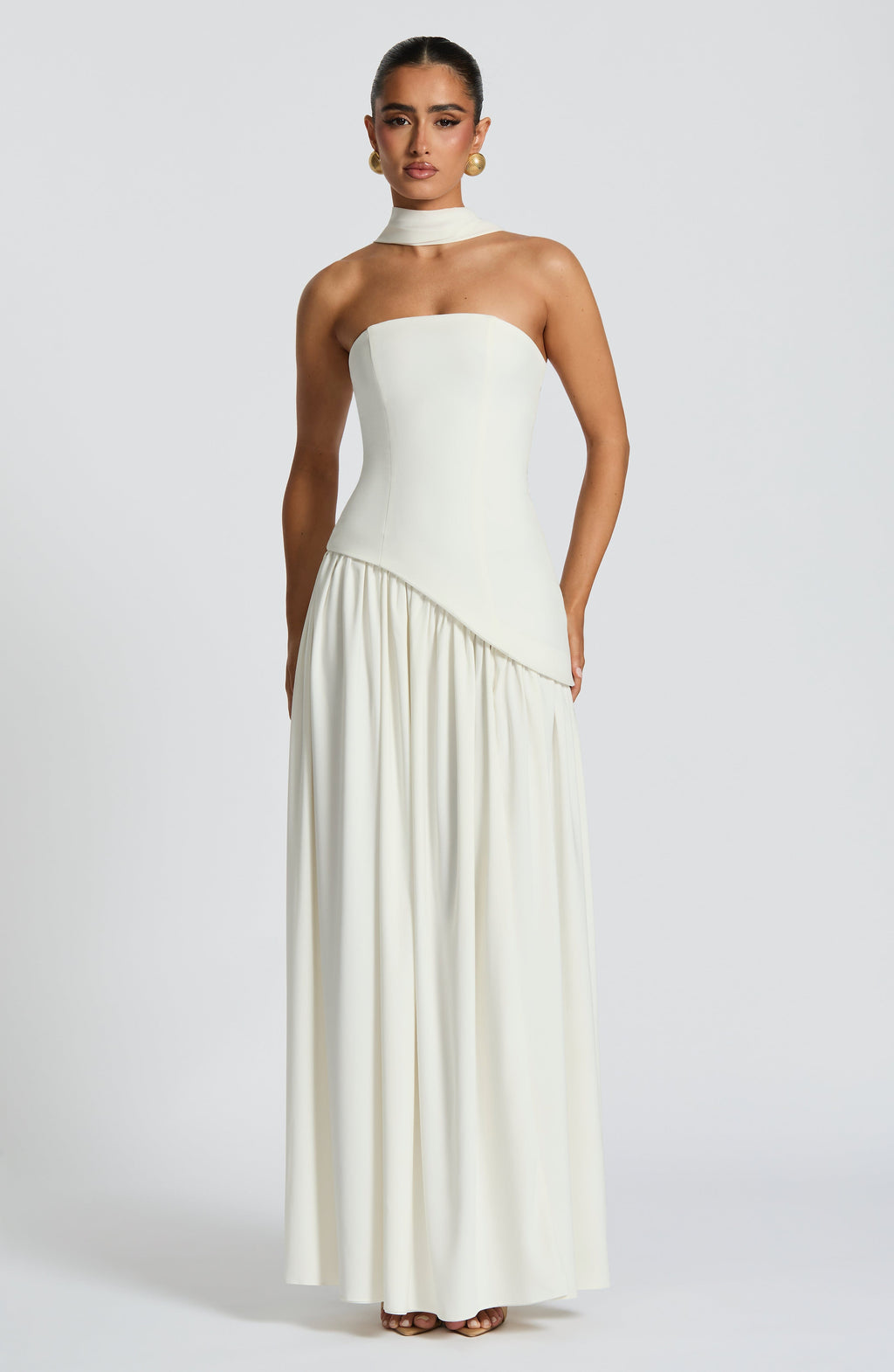 Maliyah Maxi Elbise - Fildişi