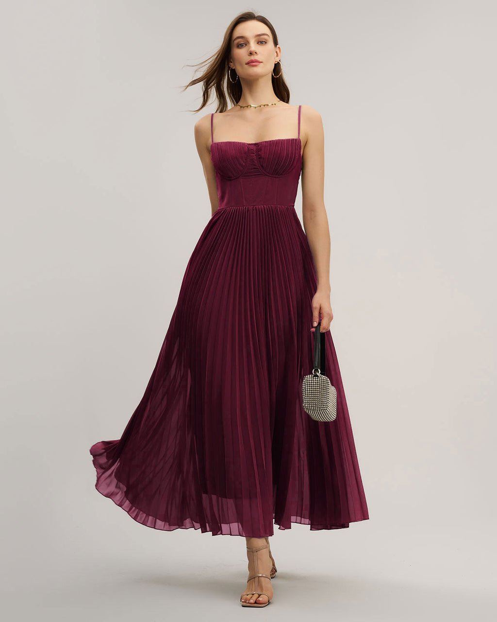 Elissa Pilise Detay Maxi Elbise